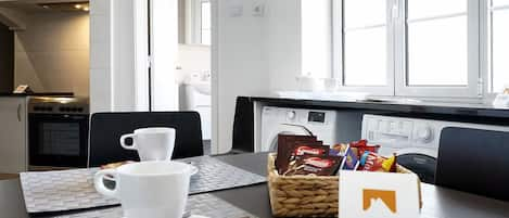 Pleasant dining area next to the kitchen