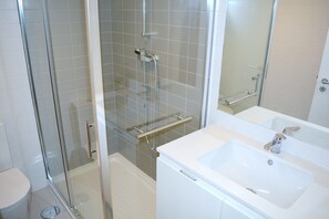 Modern bathroom in a typical Lisbon building