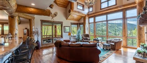 A beautiful stand-alone mountain home in Keystone, Colorado.