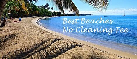 Best Beaches and No Cleaning Fee!