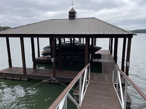 Beautiful and large dock for plenty of water fun