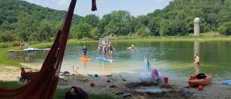 Your kids will have a full day of fun at the pond and beach!