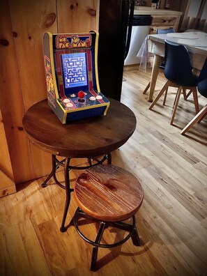Newly added gaming system. 