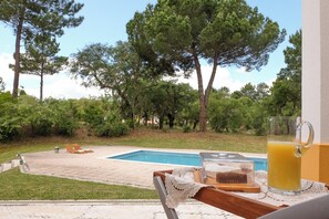 Vista a la piscina