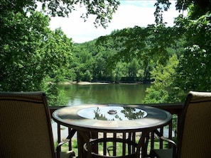 Sit back, relax and enjoy the beautiful view of the White River