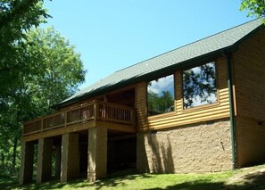 Back View White River Get Away Cabin (#1)