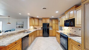 Fully Stocked Kitchen