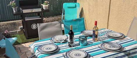 Déjeuner en terrasse