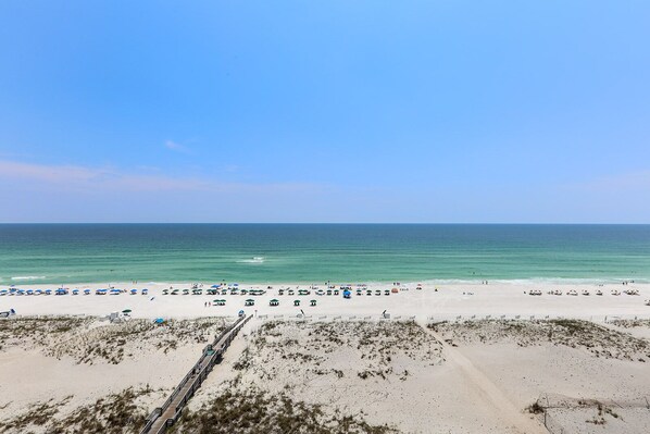Incredible Gulf view from your private 8th floor  balcony