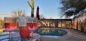 Beverages poolside