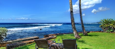 Hale Naia at Baby Beach - Oceanfront Backyard Views - Parrish Kauai