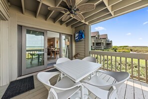 The covered deck