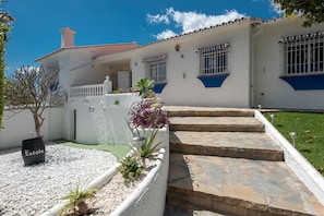 Front entrance and gardens