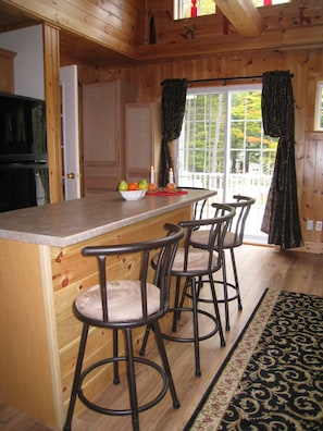 Open concept Kitchen Island seating for four