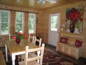 Front entrance into the dining room