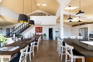 Our Dining Table and Kitchen.