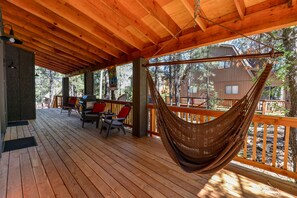 Comfy Hammock Chair. Great reading spot or a nap. 