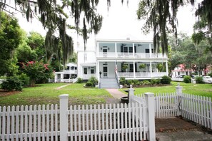 Craven House, our home, next door to the carriage house