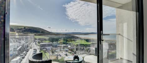 Number 5 Byron offers stunning views over Woolacombe Sands