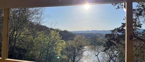 Riverview from covered deck area