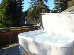 RELAX IN THE SPA for 6 and Under the Stars on the Deck off the Great Room 