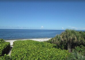 View of private Beach access