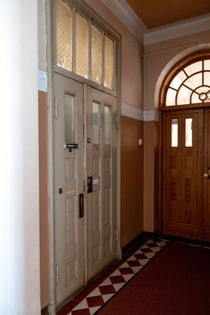 Interior entrance