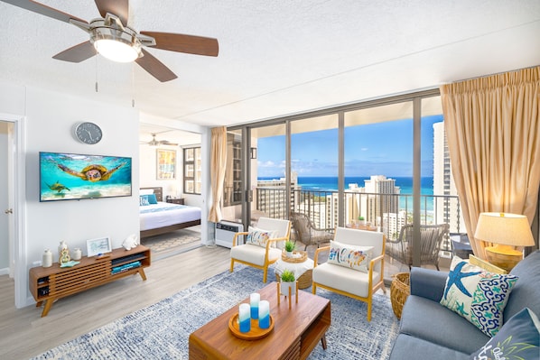 Beautifully renovated 1-bedroom unit with breathtaking ocean views!