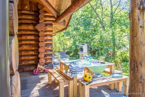 Terrasse Chalet La Bresse