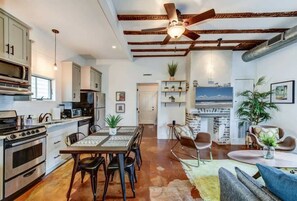 Downstairs Living Room with dining table