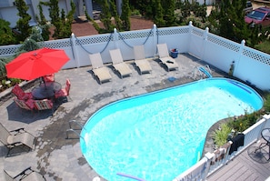 Private pool retreat right off the beach