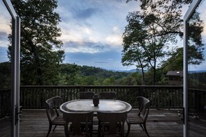 Outdoor Dining Area with a view