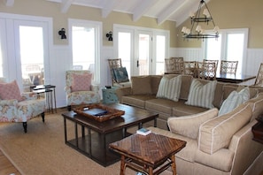 Your family and friends will love gathering in this lovely room!