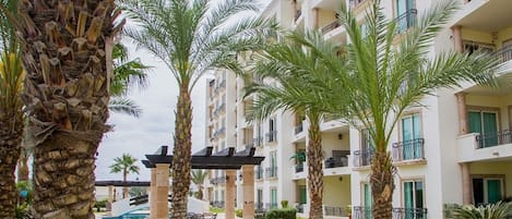 Courtyard by Pool with Gazebo 