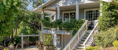 Front view of the home