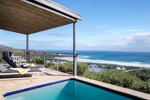 Take in the sun while dipping your toes in the plunge pool