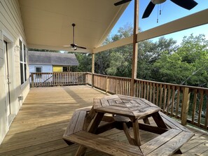Front porch over looking river.