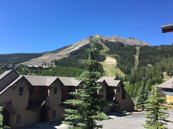 View from this Saddle Ridge with Lone Peak in the background.