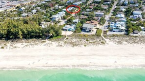 124 50th AMI Beach House Florida, aerial view proximity to beach