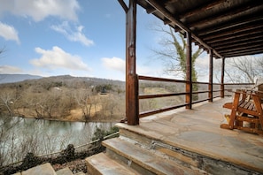 Porch and river view
