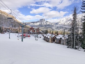 Elkpoint Townhomes on the right.  Unit 13 is 3rd closest to the main ski lift