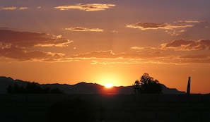 Sunrise so beautiful seen from the backyard
