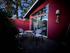 Private patio off the primary bedroom