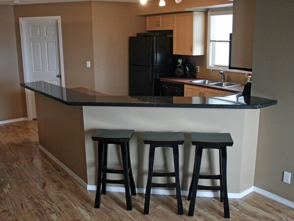 Kitchen with Bar Stools
