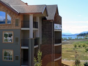 Condo outside view of deck