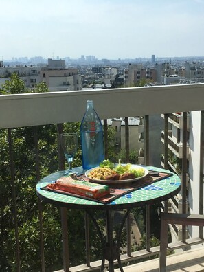 Le balcon et sa vue