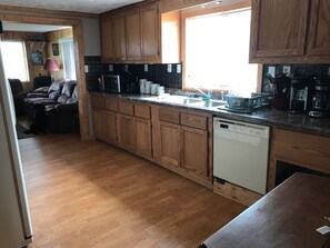 Newly remodeled fully stocked kitchen