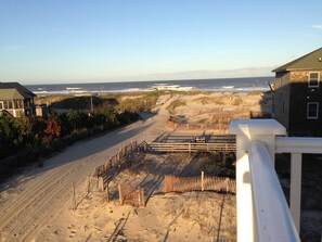 The beach is just steps away!