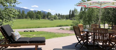 Front Deck facing the Golf Course