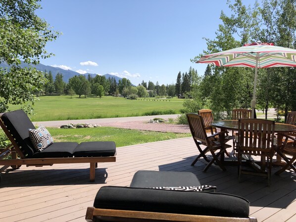 Front Deck facing the Golf Course